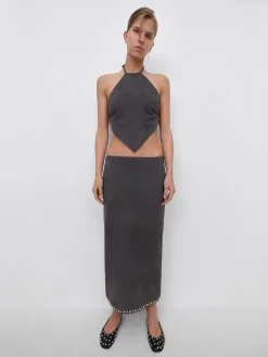 Gimaguas Leather|Skirts*Bella Midi Skirt