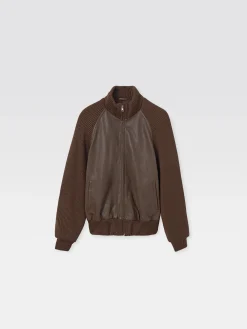 Gimaguas Jackets & Sweatshirts|Leather*Combo Jacket