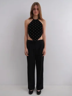 Gimaguas Leather|Tops*Eyelets Top