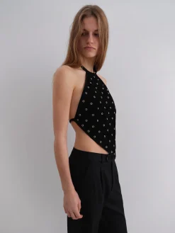 Gimaguas Leather|Tops*Eyelets Top