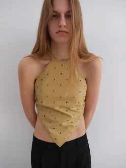Gimaguas Leather|Tops*Eyelets Top
